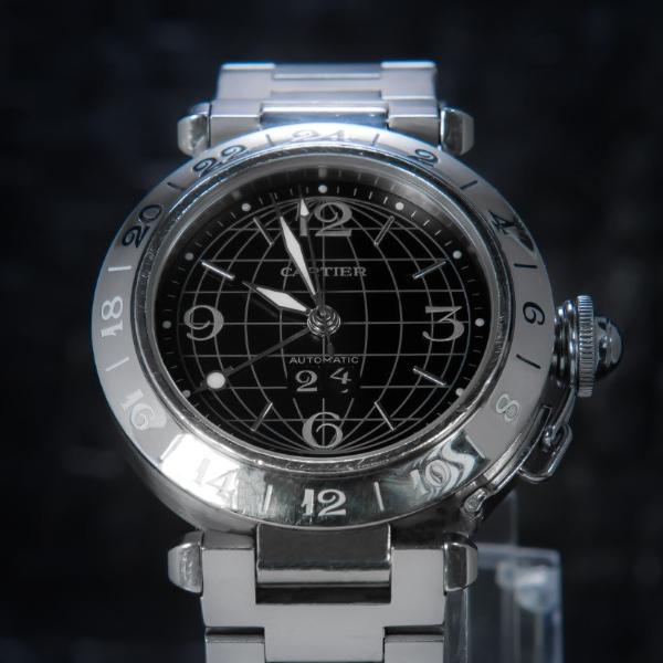 Cartier Pasha de Cartier GMT 2550 - Cartier horloge - Cartier kopen - Cartier heren horloge - Trophies Watches