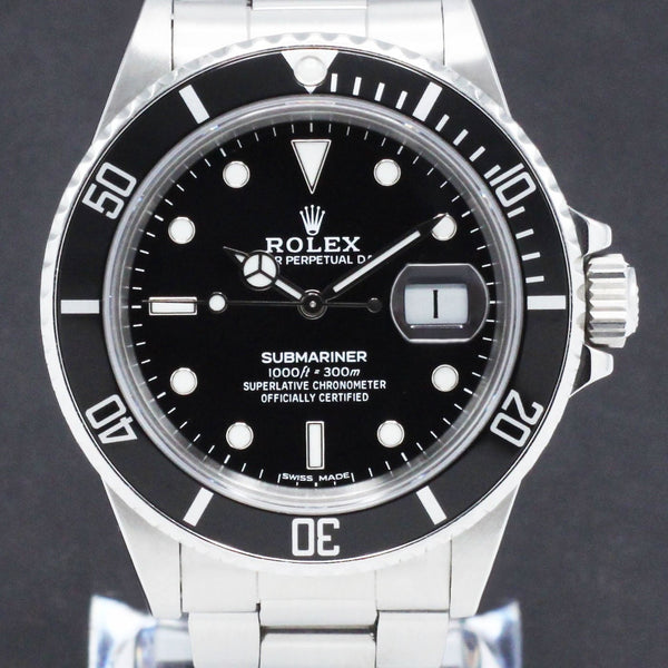 Rolex Submariner 16800 - 1988 - Rolex horloge - Rolex kopen - Rolex heren horloge - Trophies Watches