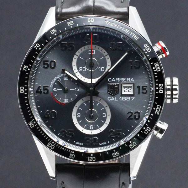 TAG Heuer Carrera Stainless 1887 CAR2A11 - TAG Heuer horloge - TAG Heuer kopen - TAG Heuer heren horloge - Trophies Watches