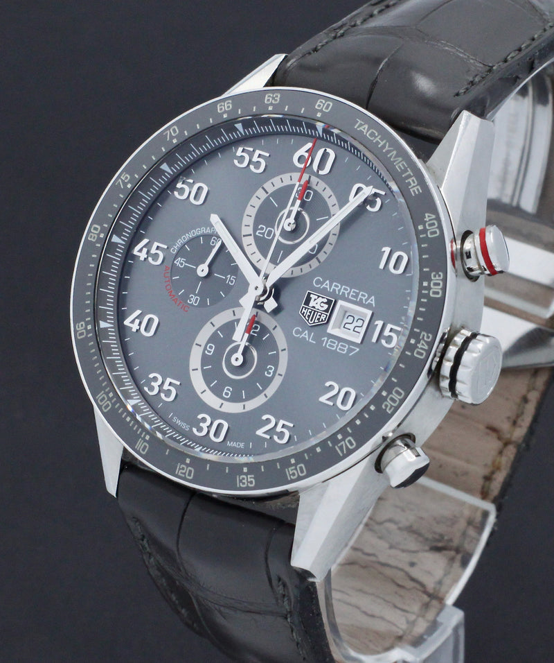 TAG Heuer Carrera Stainless 1887 CAR2A11 - TAG Heuer horloge - TAG Heuer kopen - TAG Heuer heren horloge - Trophies Watches