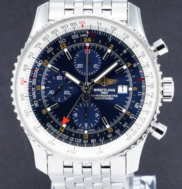 Breitling Navitimer World A24322/C651 - 2014 - Breitling horloge - Breitling kopen - Breitling heren horloge - Trophies Watches