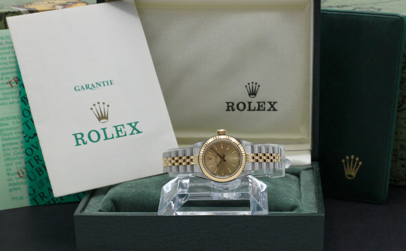 Rolex Oyster Perpetual 67193 - 1988 - Rolex horloge - Rolex kopen - Rolex dames horloge - Trophies Watches