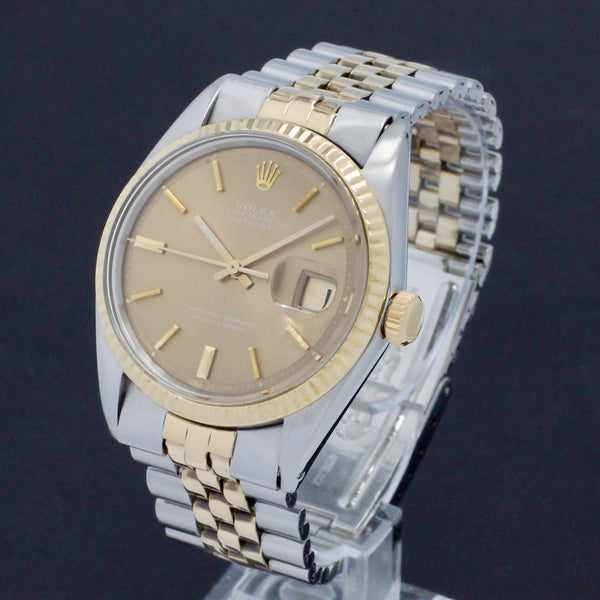 Rolex Datejust 1601 - 1972 - goud/staal - two/tone - Rolex horloge - Rolex kopen - Rolex heren horloge - Trophies Watches