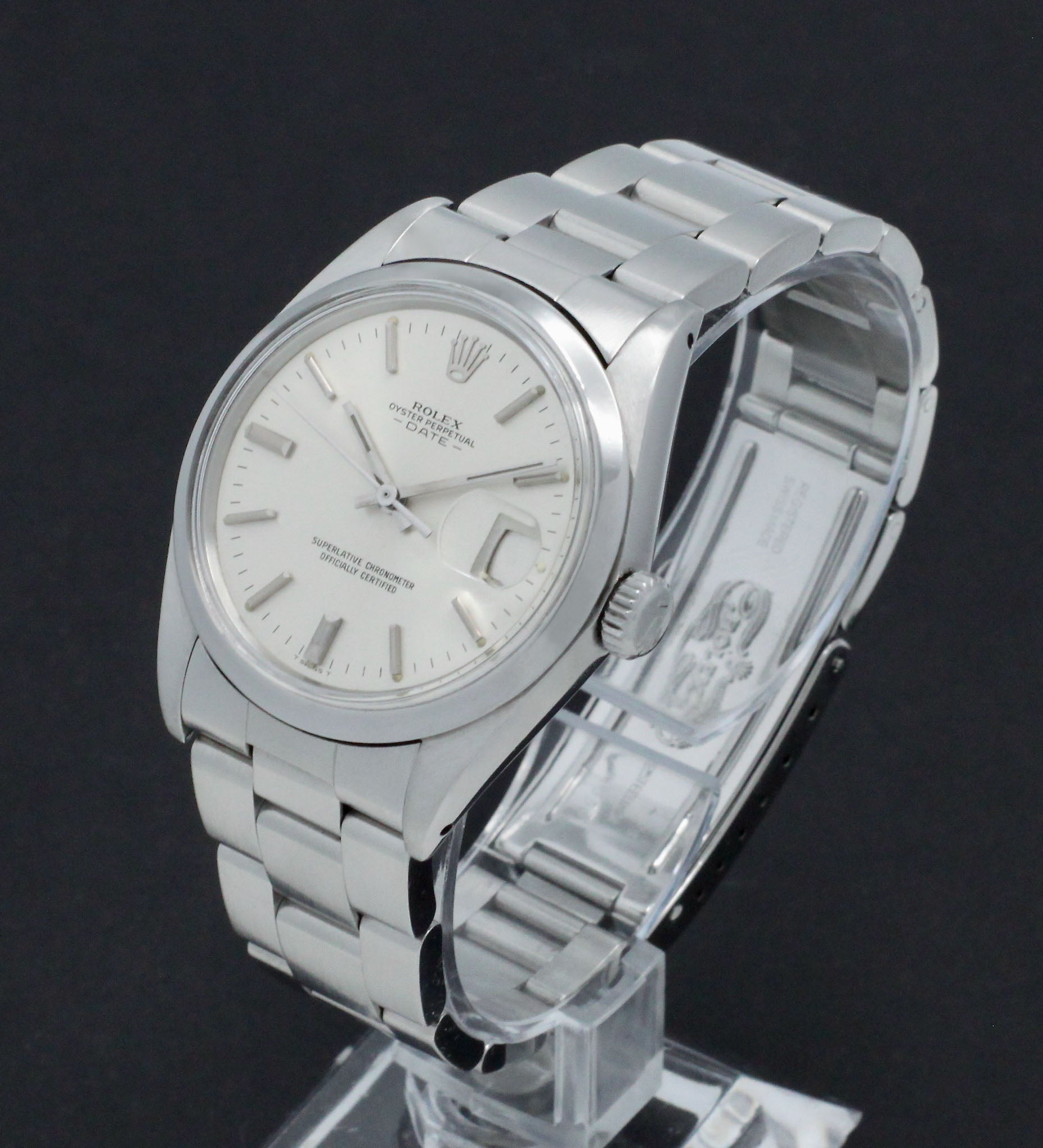 Rolex Oyster Perpetual Date 1500 serviced - 1971 - Rolex horloge - Rolex kopen - Rolex heren horloge - Trophies Watches