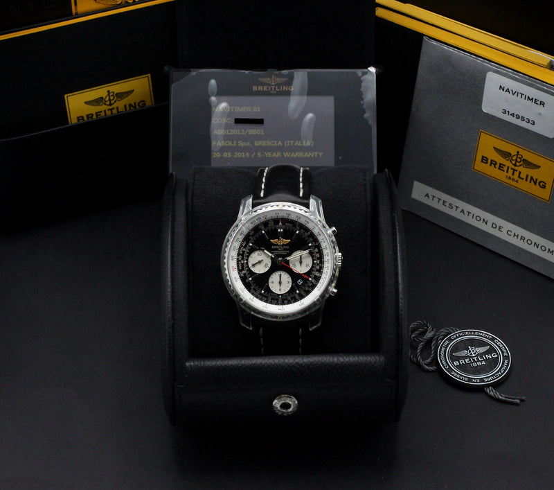 Breitling Navitimer 01 AB012012/BB01 - 2018 - Breitling horloge - Breitling kopen - Breitling heren horloge - Trophies Watches