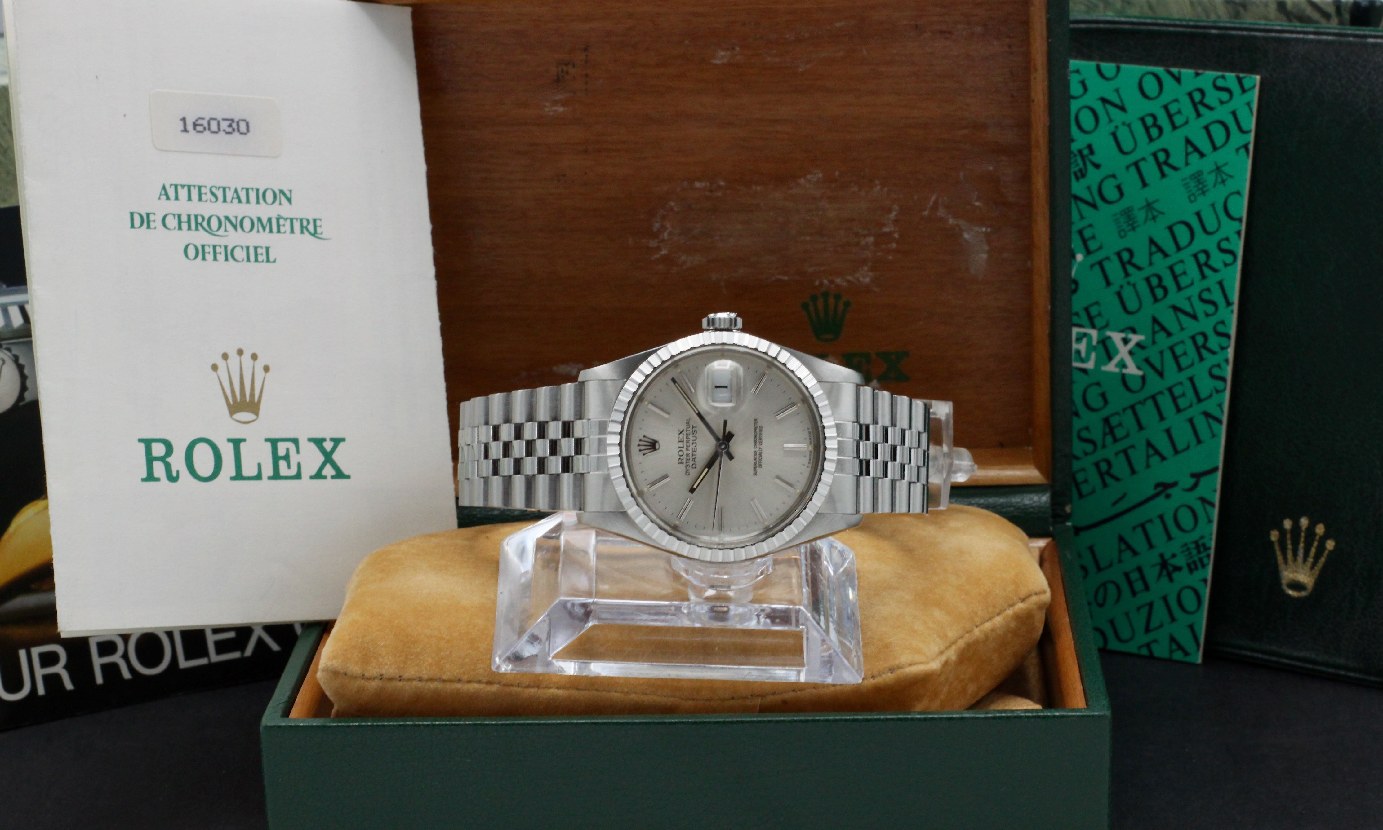 Rolex Datejust 16030 - 1988 - Rolex horloge - Rolex kopen - Rolex heren horloge - Trophies Watches