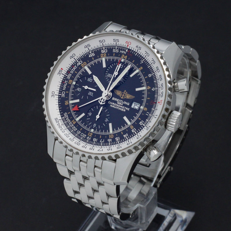 Breitling Navitimer World A24322, Box & Papers, 2010