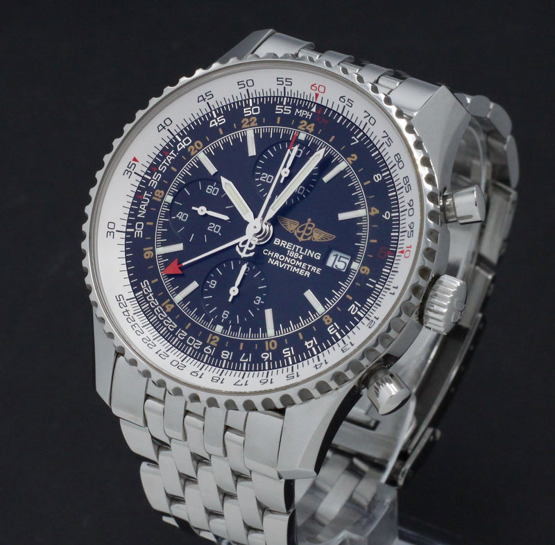 Breitling Navitimer World A24322, Box & Papers, 2010