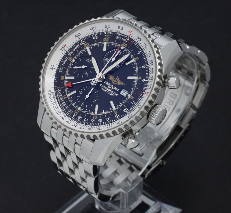 Breitling Navitimer World A24322, Box & Papers, 2010