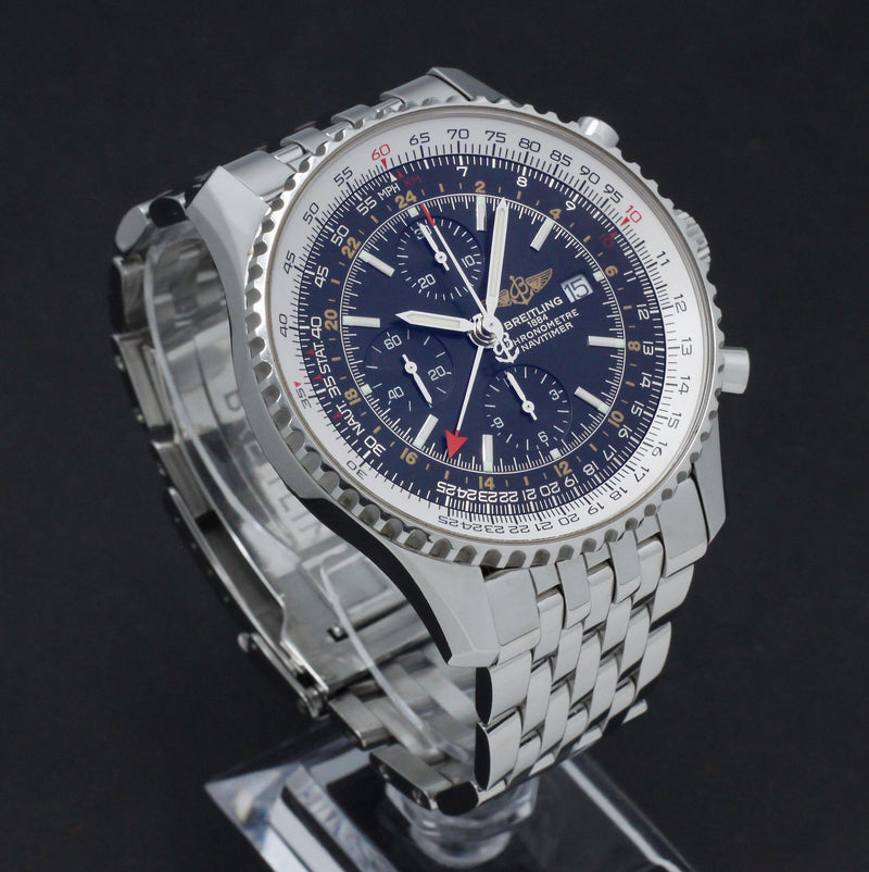 Breitling Navitimer World A24322, Box & Papers, 2010