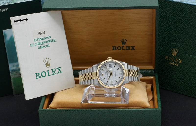 Rolex Datejust 16233 - 2000 - Rolex horloge - Rolex kopen - Rolex heren horloge - Trophies Watches