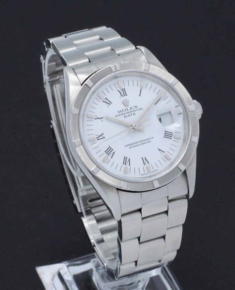 Rolex Oyster Perpetual Date 15210 - 1996 - Rolex horloge - Rolex kopen - Rolex heren horloge - Trophies Watches