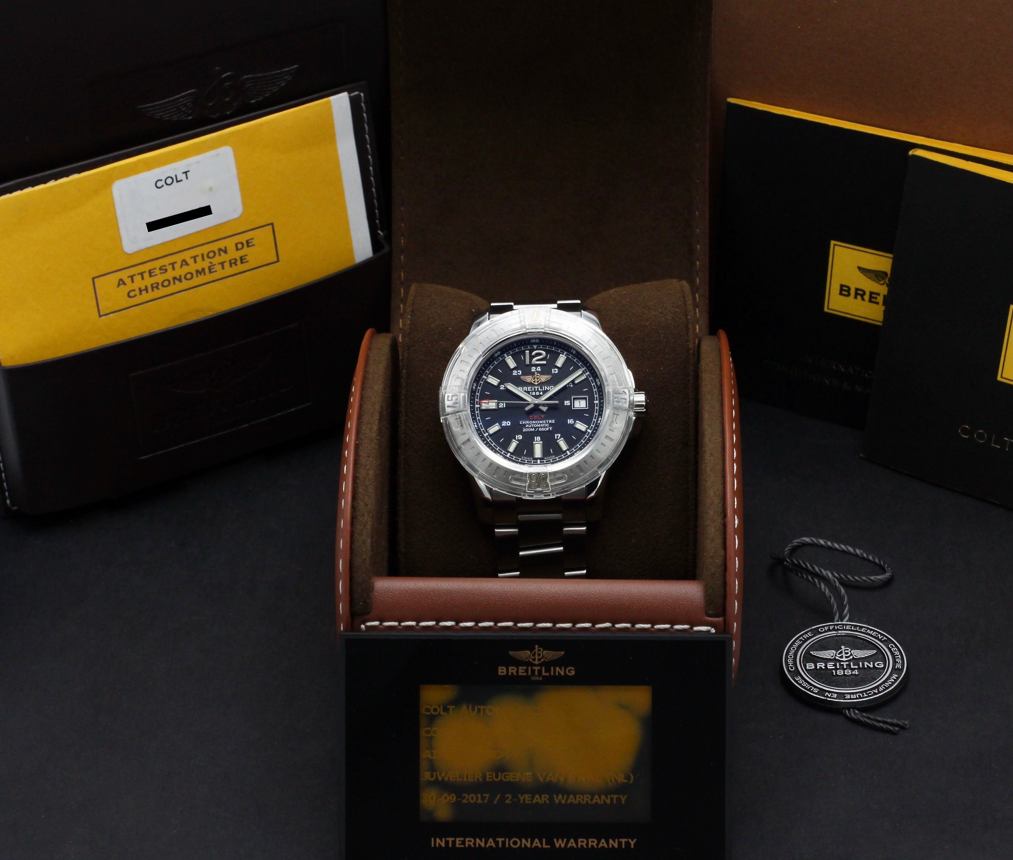 Breitling Colt A17388 - 2017 - Breitling horloge - Breitling kopen - Breitling heren horloge - Trophies Watches