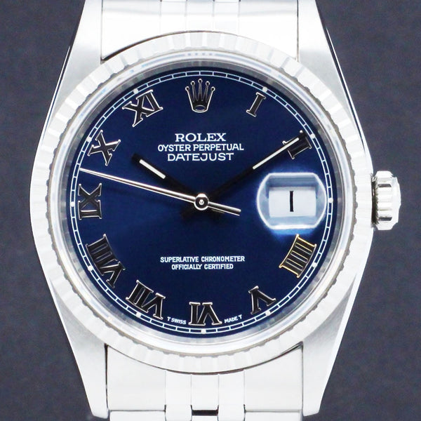 Rolex Datejust 16220 - 1997 - Rolex horloge - Rolex kopen - Rolex heren horloge - Trophies Watches