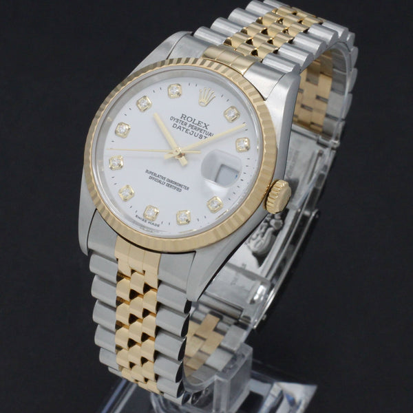 Rolex Datejust 16233G - 2005 - Rolex horloge - Rolex kopen - Rolex heren horloge - Trophies Watches