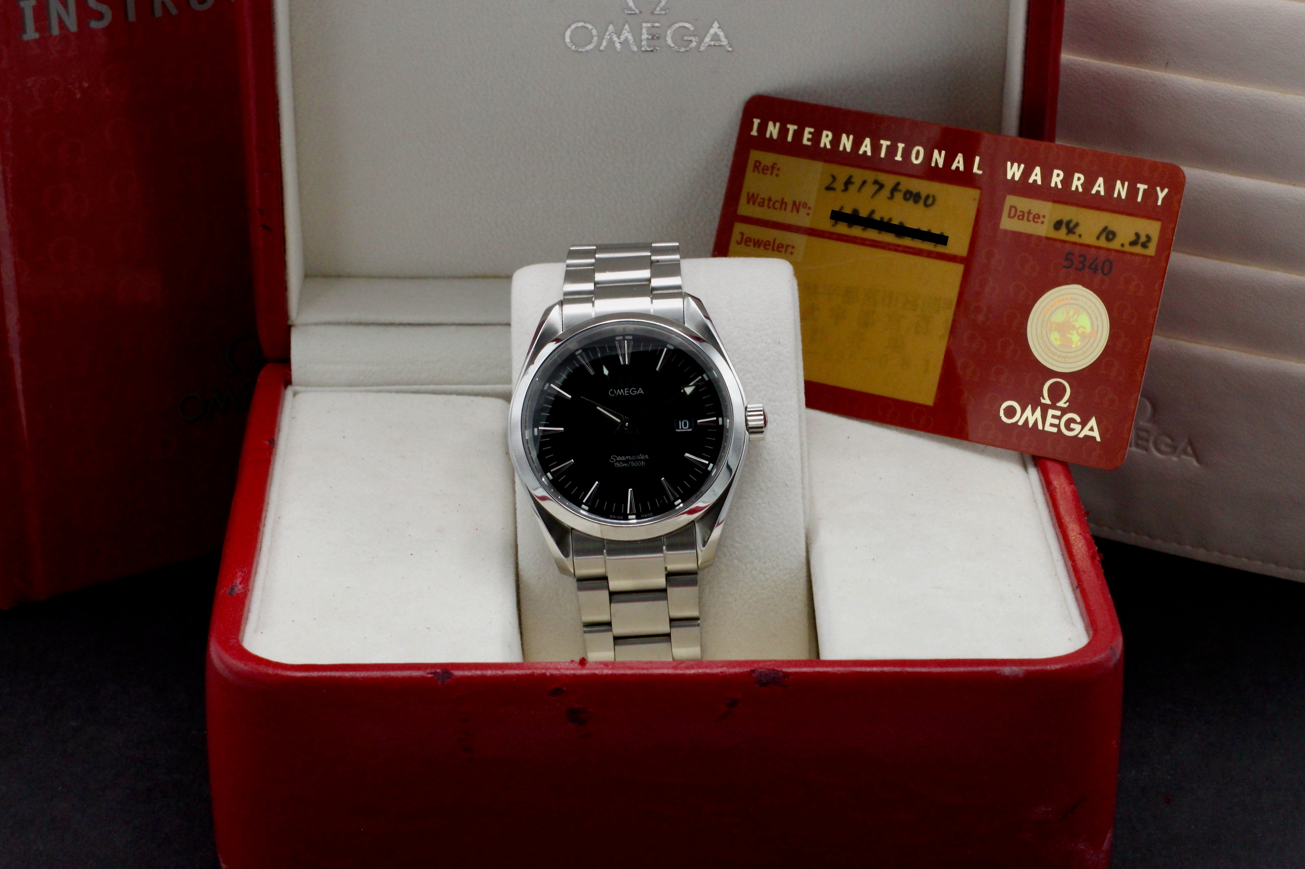 Omega Seamaster Aqua Terra 2517.50.00 - 2004 - Omega horloge - Omega kopen - Omega heren horloge - Trophies Watches