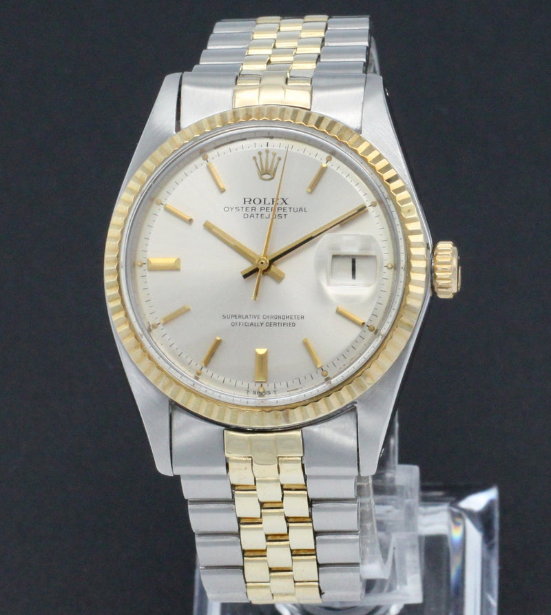 Rolex Datejust 1601 - 1968 - goud/staal - two/tone - Rolex horloge - Rolex kopen - Rolex heren horloge - Trophies Watches