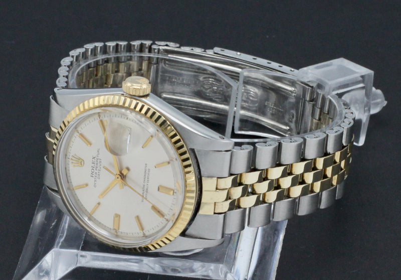 Rolex Datejust 1601 - 1968 - goud/staal - two/tone - Rolex horloge - Rolex kopen - Rolex heren horloge - Trophies Watches