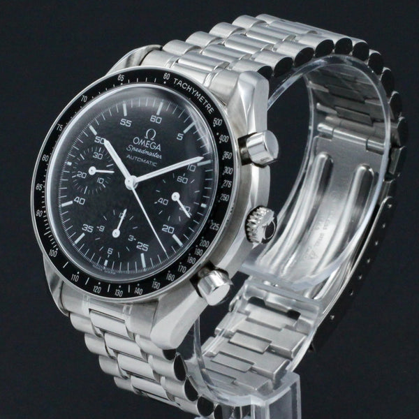 Omega Speedmaster Reduced 3510.50.00 - 1998 - Doos en papieren - Omega horloge - Omega kopen - Omega heren horloge - Trophies Watches