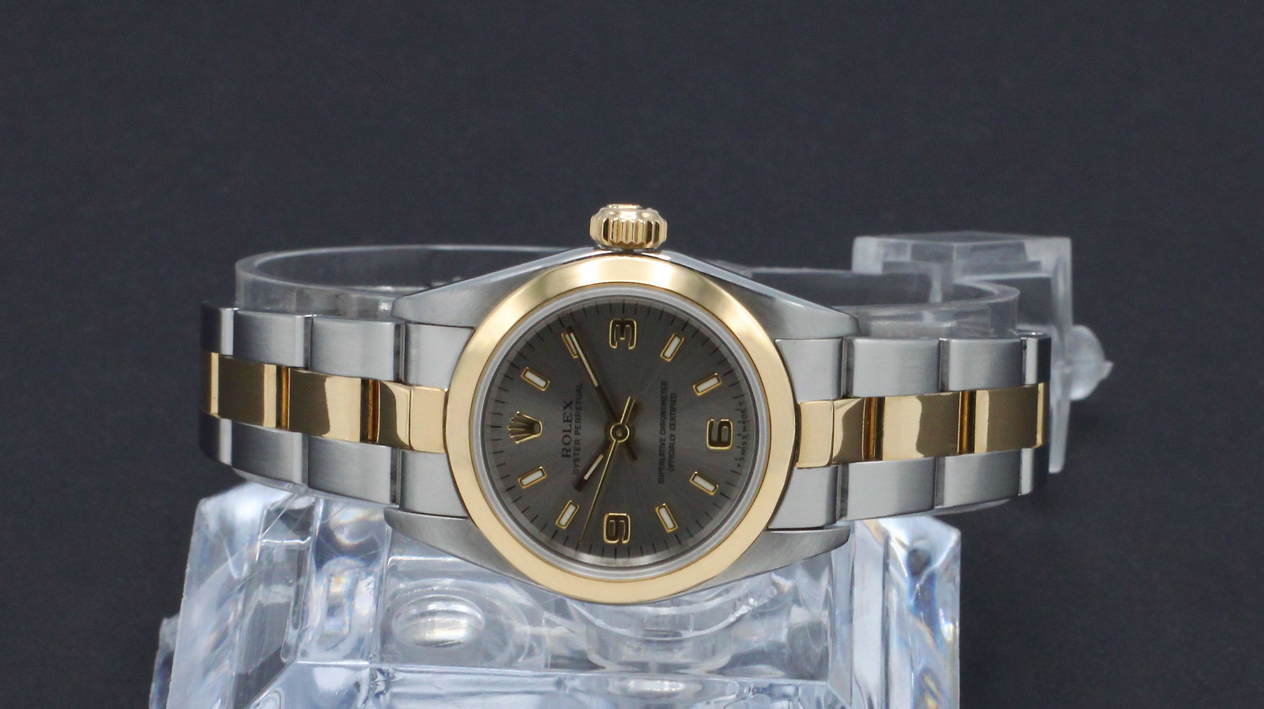 Rolex Oyster Perpetual 67183 - 1998 - Rolex horloge - Rolex kopen - Rolex dames horloge - Trophies Watches