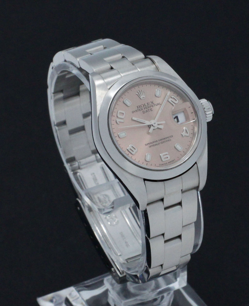 Rolex Oyster Perpetual Lady Date 79160 - 2004 - Rolex horloge - Rolex kopen - Rolex dames horloge - Trophies Watches