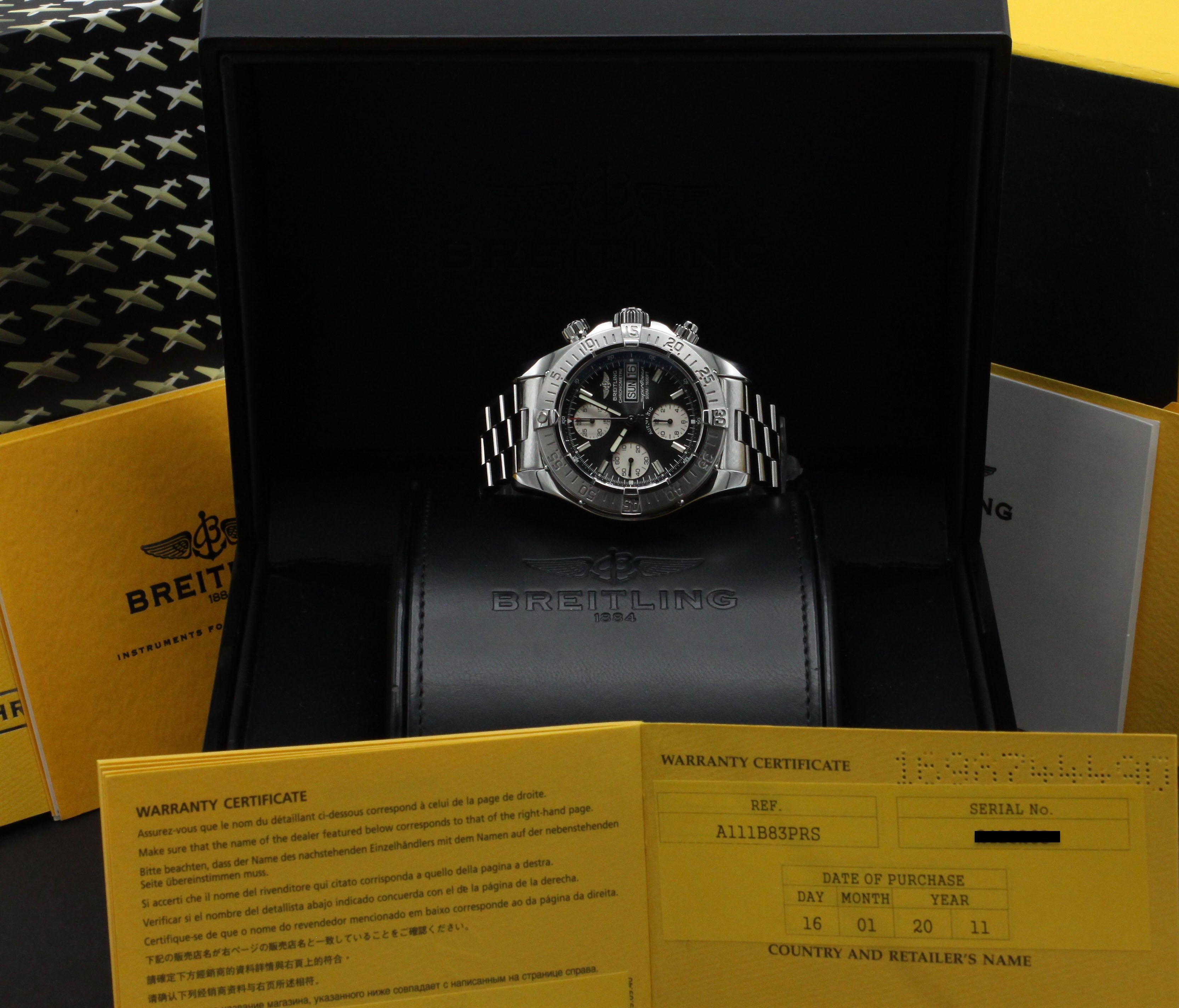 Breitling Superocean Chronograph II A13340 - 2011 - Breitling horloge - Breitling kopen - Breitling heren horloge - Trophies Watches