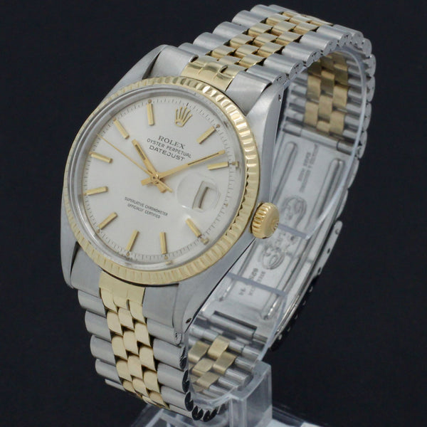 Rolex Datejust 1601 - 1971 - goud/staal - two/tone - Rolex horloge - Rolex kopen - Rolex heren horloge - Trophies Watches