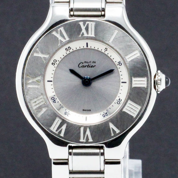 Cartier Must de Cartier 21 1340 - Cartier horloge - Cartier kopen - Cartier dames horloge - Trophies Watches