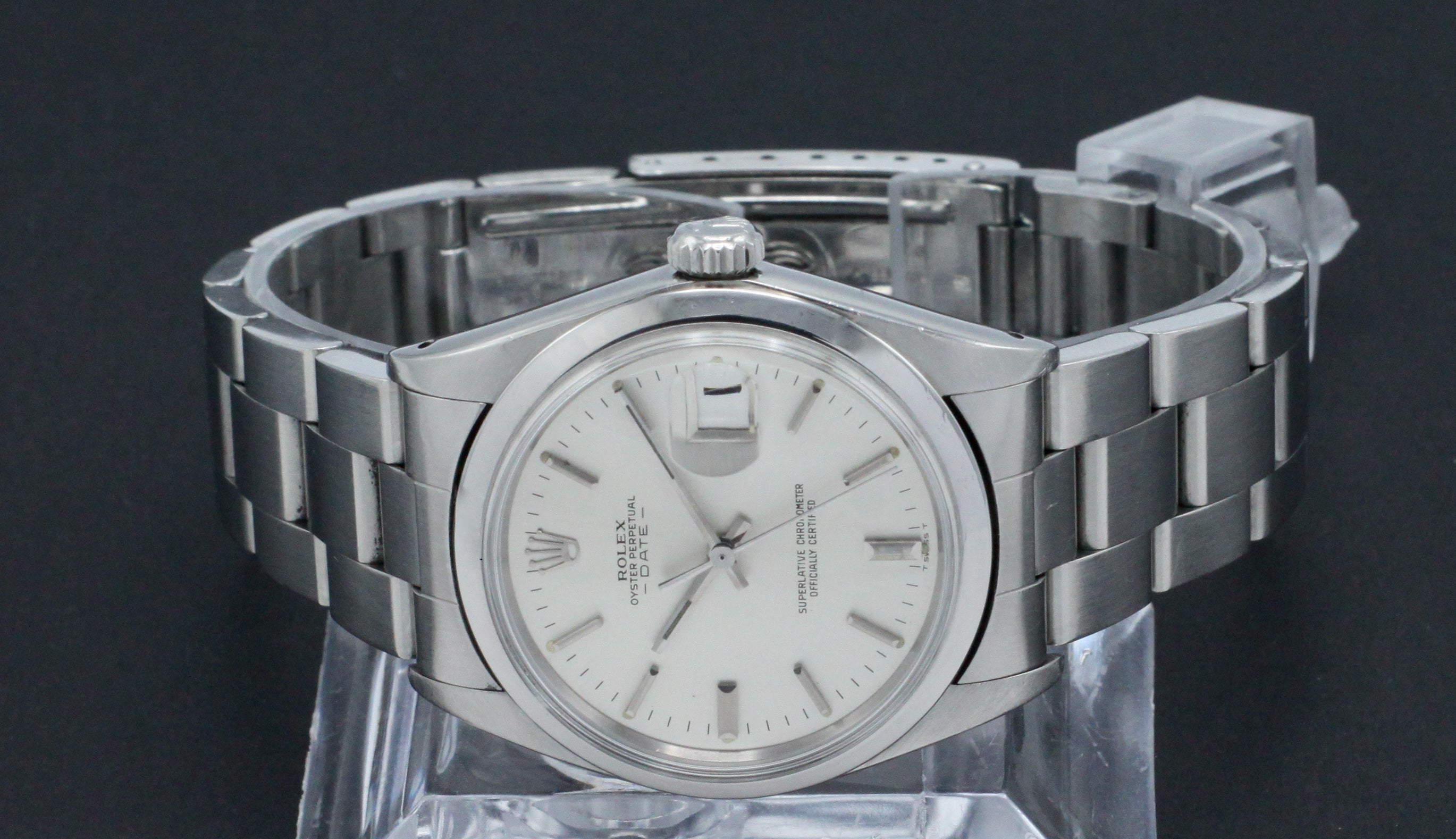 Rolex Oyster Perpetual Date 1500 serviced - 1971 - Rolex horloge - Rolex kopen - Rolex heren horloge - Trophies Watches