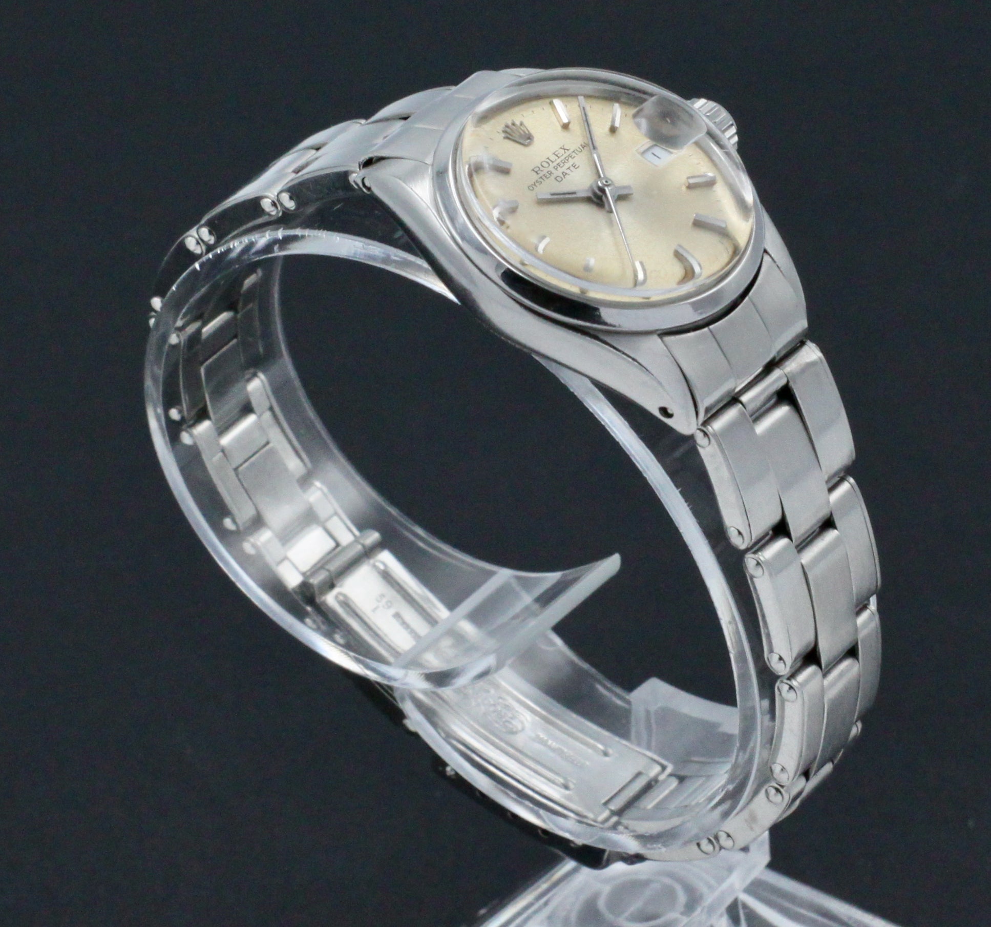 Rolex Oyster Perpetual Lady Date 6516 - 1970 - Rolex horloge - Rolex kopen - Rolex dames horloge - Trophies Watches