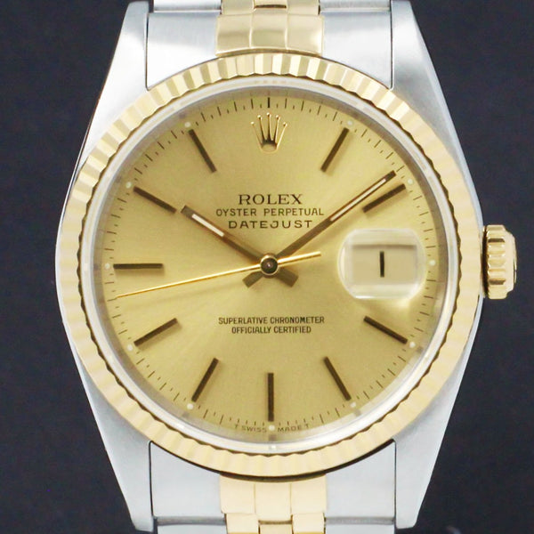 Rolex Datejust 16233 - 1991 - Rolex horloge - Rolex kopen - Rolex heren horloge - Trophies Watches