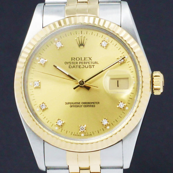 Rolex Datejust 16013G - 1988 - Rolex horloge - Rolex kopen - Rolex heren horloge - Trophies Watches