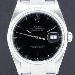 Rolex Datejust 16220 - 2004 - Rolex horloge - Rolex kopen - Rolex heren horloge - Trophies Watches