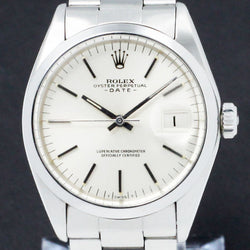 Rolex Oyster Perpetual Date 1500 "Serviced", 1972