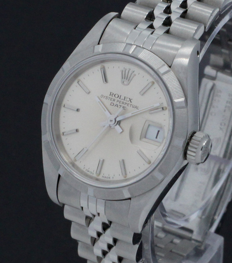 Rolex Oyster Perpetual Lady Date 69190 - 1989 - Rolex horloge - Rolex kopen - Rolex dames horloge - Trophies Watches