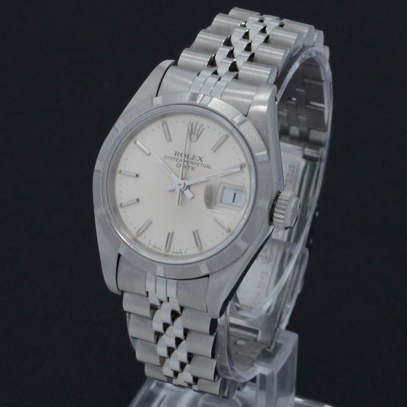 Rolex Oyster Perpetual Lady Date 69190 - 1989 - Rolex horloge - Rolex kopen - Rolex dames horloge - Trophies Watches