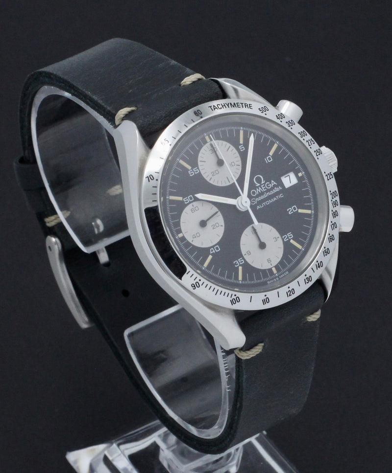 Omega Speedmaster Date 3511.50 39mm. Opwinden, Automatisch. Materiaal horlogekast, Staal. Materiaal horlogeband, Staal. Jaar, 1995. Omega heren horloge.