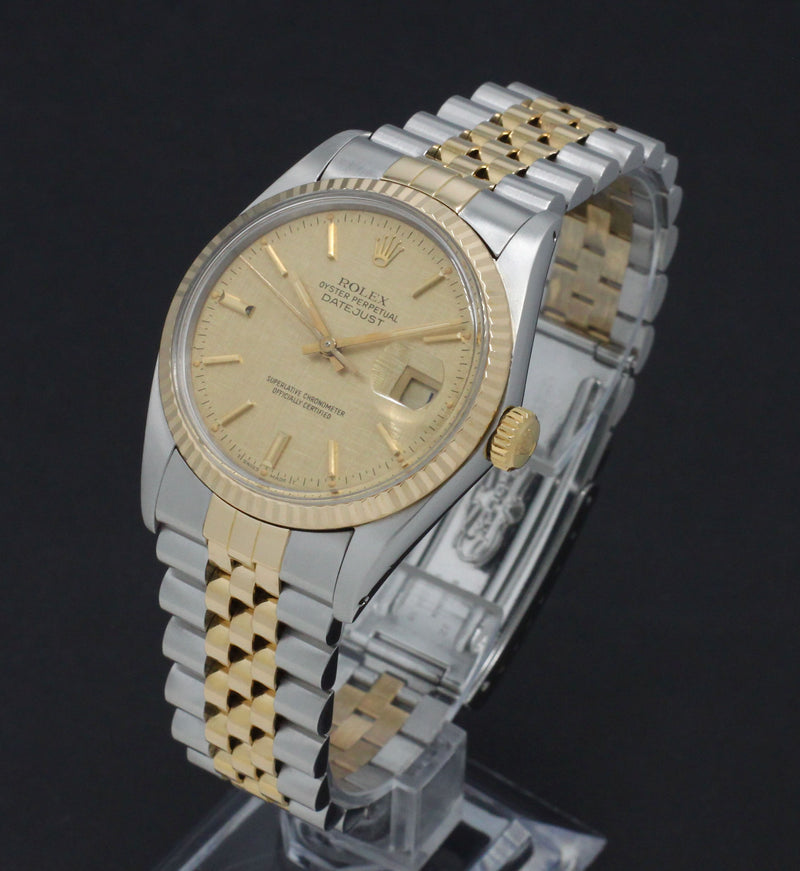 Rolex Datejust 16013 - 1985 - Rolex horloge - Rolex kopen - Rolex heren horloge - Trophies Watches