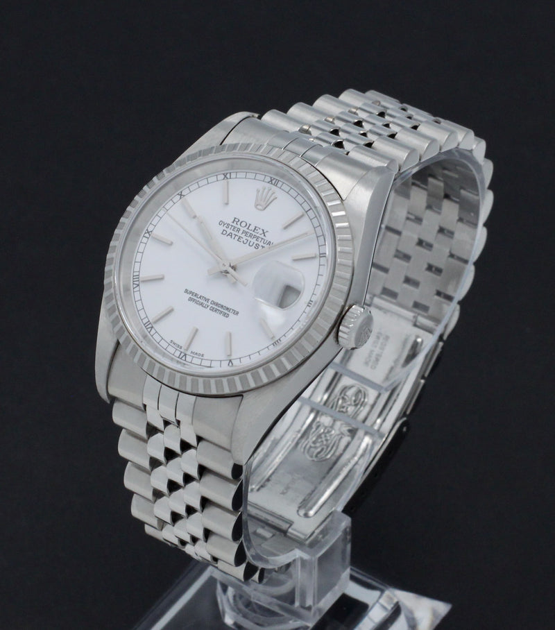 Rolex Datejust 16220 - 2005 - Rolex horloge - Rolex kopen - Rolex heren horloge - Trophies Watches