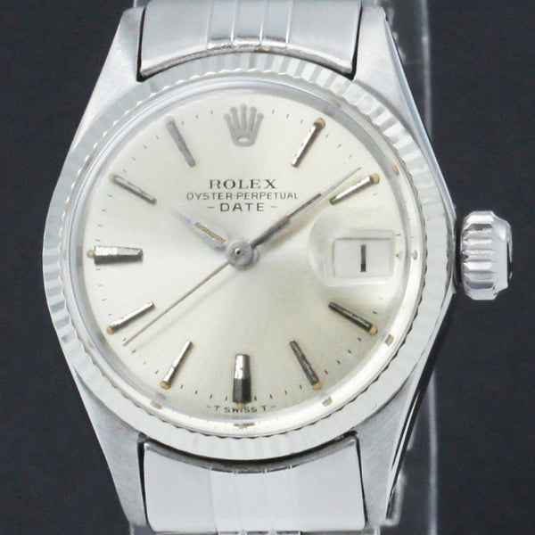 Rolex Oyster Perpetual Lady Date 6517 - 1961 - Rolex horloge - Rolex kopen - Rolex dames horloge - Trophies Watches