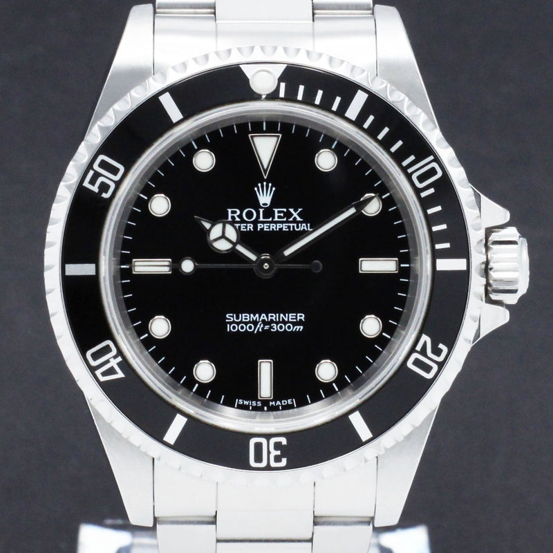 Rolex Submariner 14060 - 2004 - Rolex horloge - Rolex kopen - Rolex heren horloge - Trophies Watches