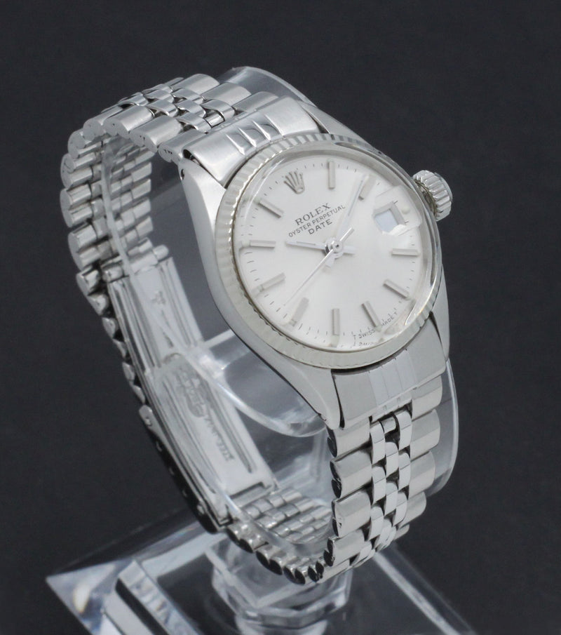 Rolex Oyster Perpetual Lady Date 6517 - 1963 - Rolex horloge - Rolex kopen - Rolex dames horloge - Trophies Watches