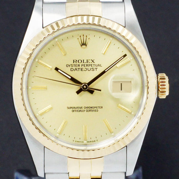 Rolex Datejust 16013 - 1988 - Rolex horloge - Rolex kopen - Rolex heren horloge - Trophies Watches