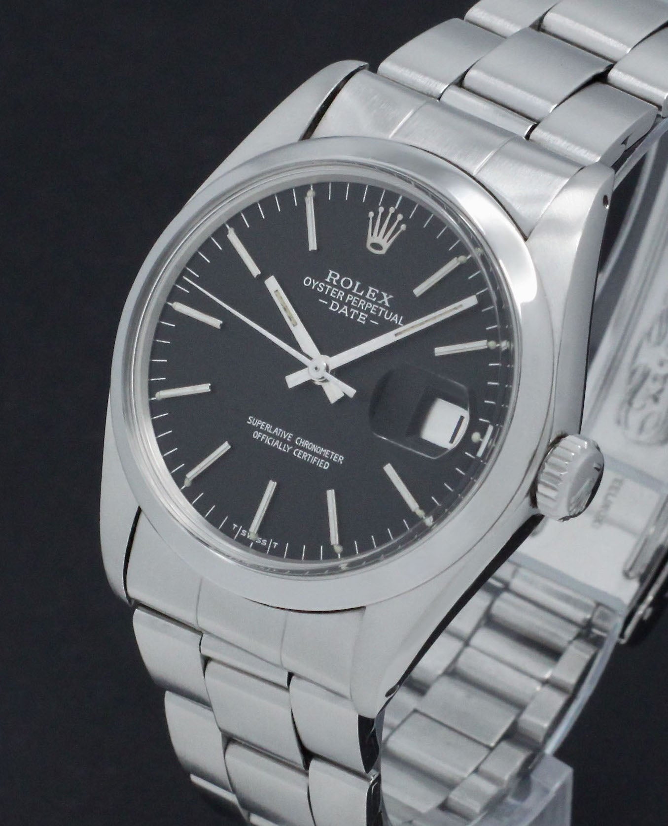 Rolex Oyster Perpetual Date 1500 - 1974 - Rolex horloge - Rolex kopen - Rolex heren horloge - Trophies Watches