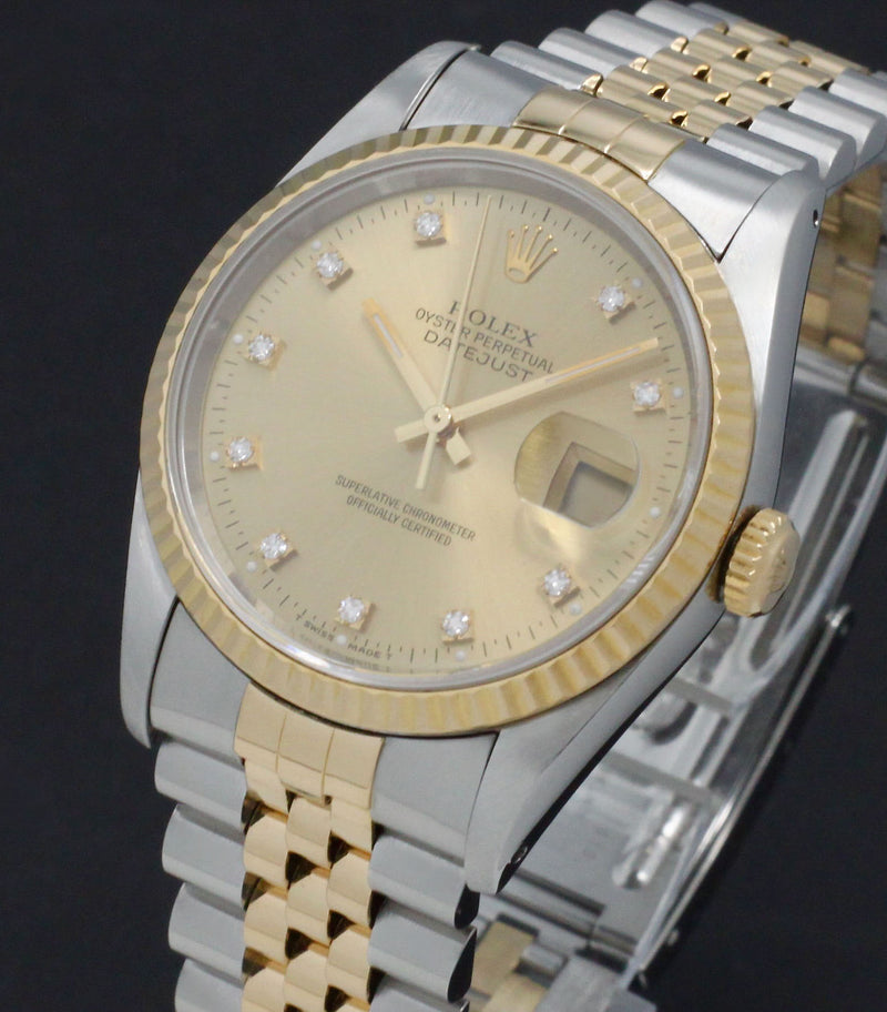 Rolex Datejust 16233G - 1994 - Rolex horloge - Rolex kopen - Rolex heren horloge - Trophies Watches