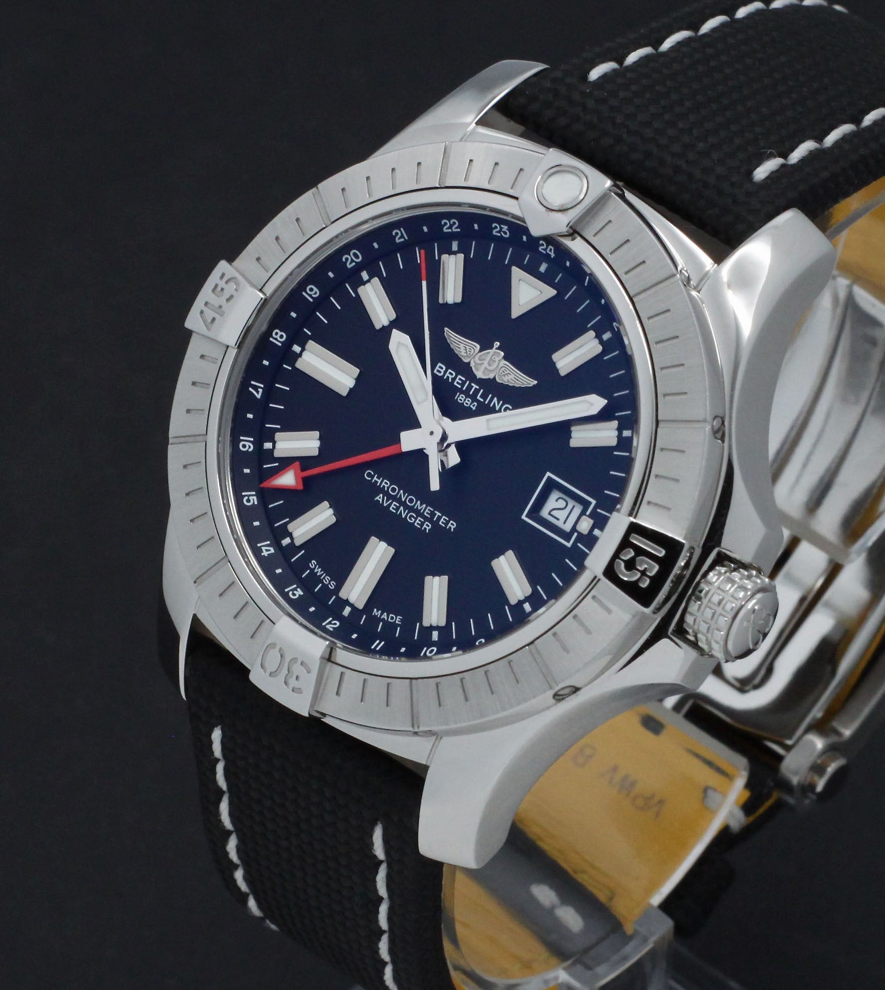 Breitling Avenger GMT A32397101B1 - 2021 - Breitling horloge - Breitling kopen - Breitling heren horloge - Trophies Watches