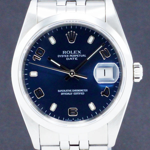 Rolex Oyster Perpetual Date 15200 - 1990 - Rolex horloge - Rolex kopen - Rolex heren horloge - Trophies Watches