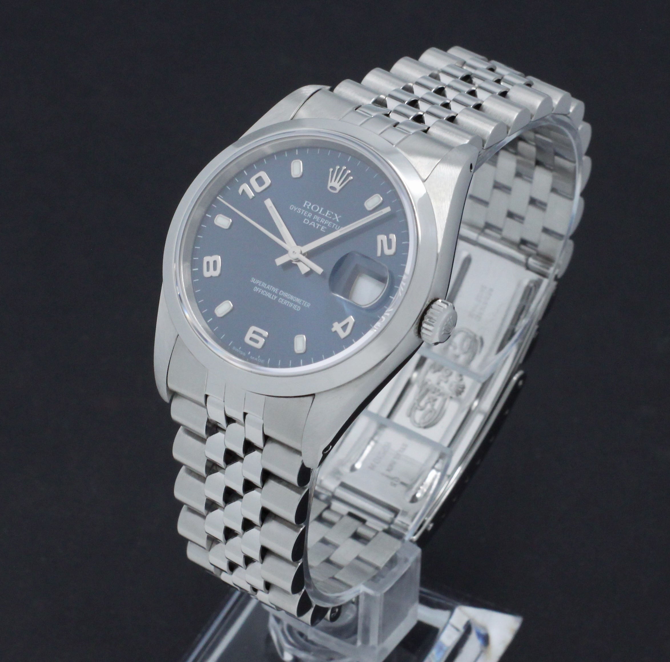 Rolex Oyster Perpetual Date 15200 - 1990 - Rolex horloge - Rolex kopen - Rolex heren horloge - Trophies Watches