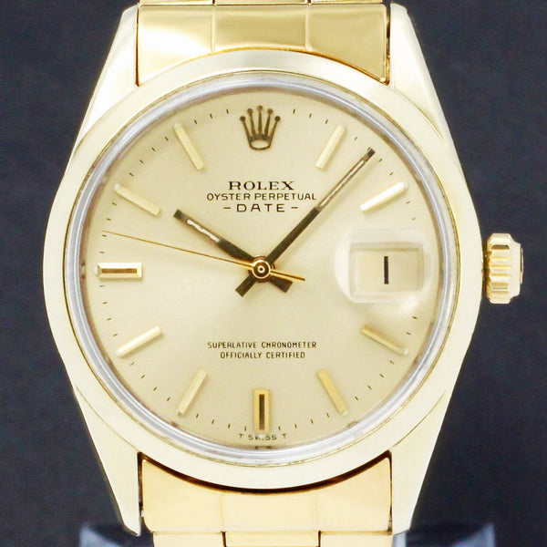 Rolex Oyster Perpetual Date 1550 - 1972 - Rolex horloge - Rolex kopen - Rolex heren horloge - Trophies Watches