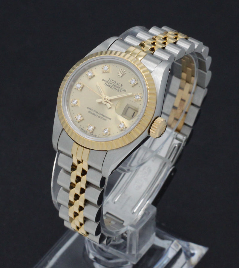 Rolex Lady-Datejust 69173G - 1988 - Rolex horloge - Rolex kopen - Rolex dames horloge - Trophies Watches